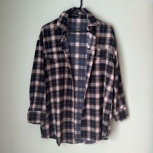 PrettyLittleThing Plaid Button Down​